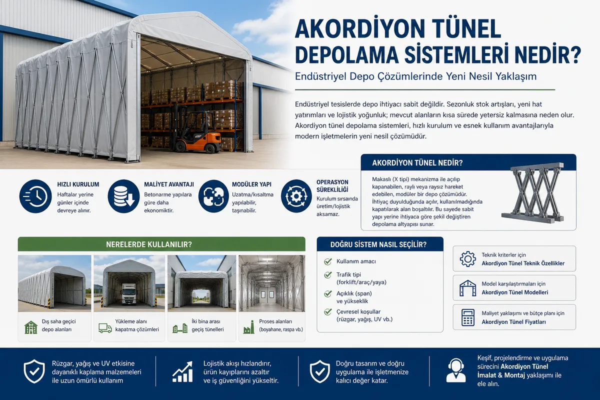 Endüstriyel Depo Çözümlerinde Yeni Nesil Yaklaşım