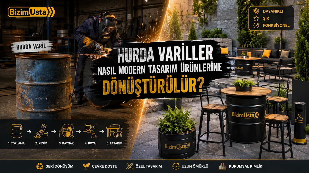 Hurda Variller Nasıl Modern Tasarım Ürünlerine Dönüştürülür?