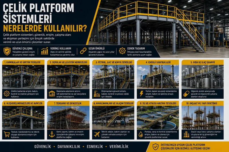 Çelik Platform Sistemleri Nerelerde Kullanılır?