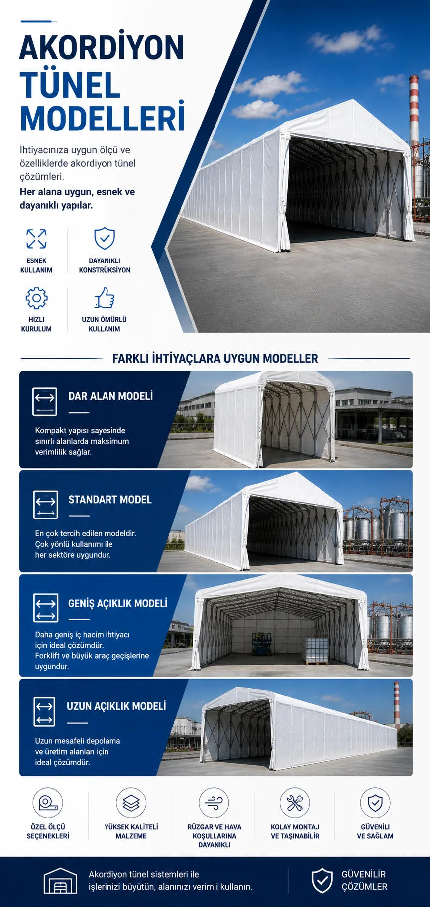 AKORDİYON TÜNEL MODELLERİ