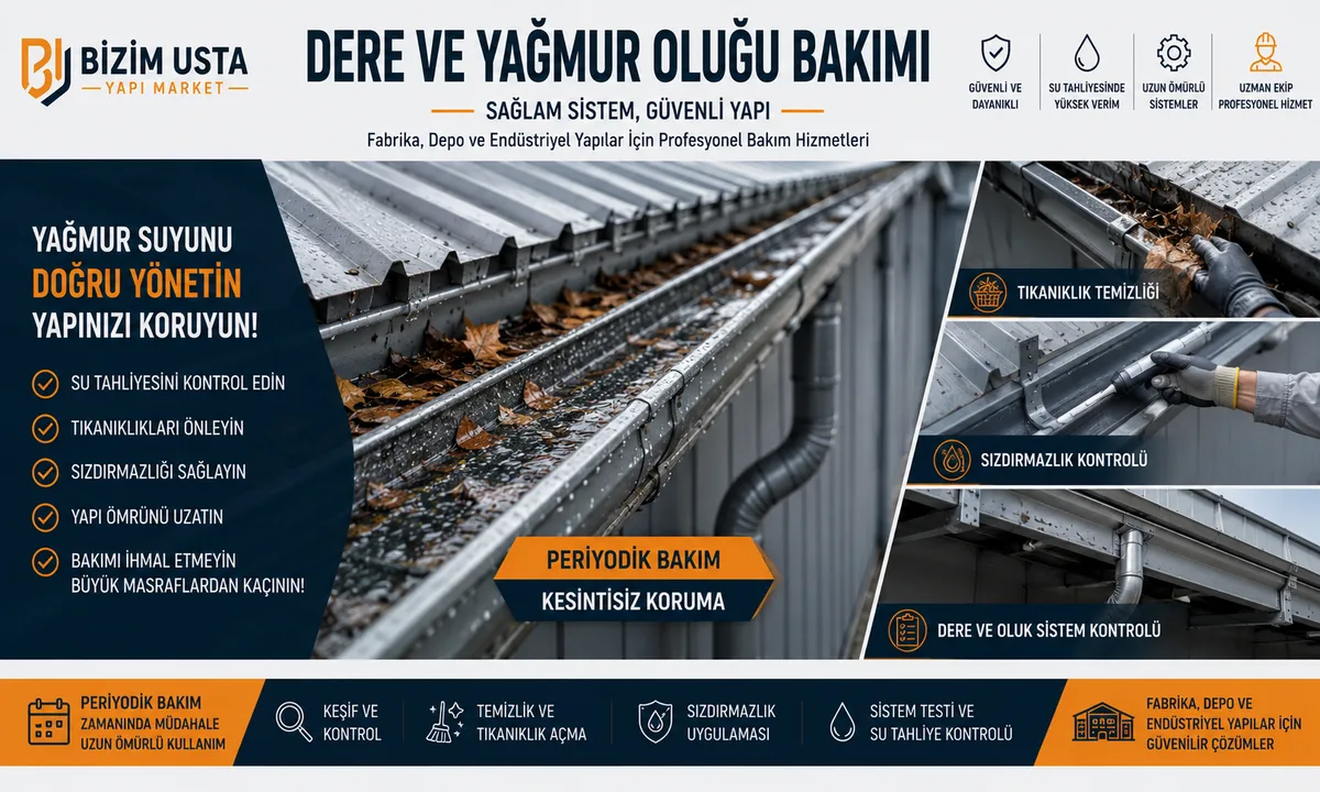 DERE VE YAĞMUR OLUĞU BAKIMI
