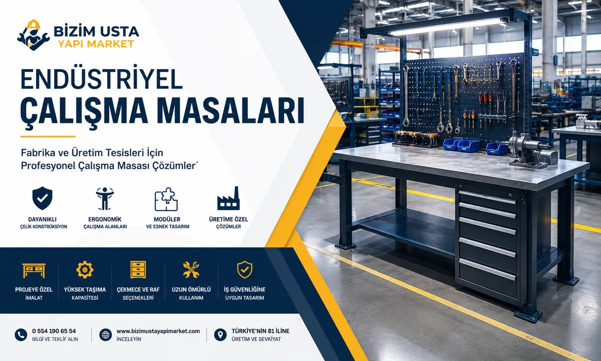 ENDÜSTRİYEL ÇALIŞMA MASALARI