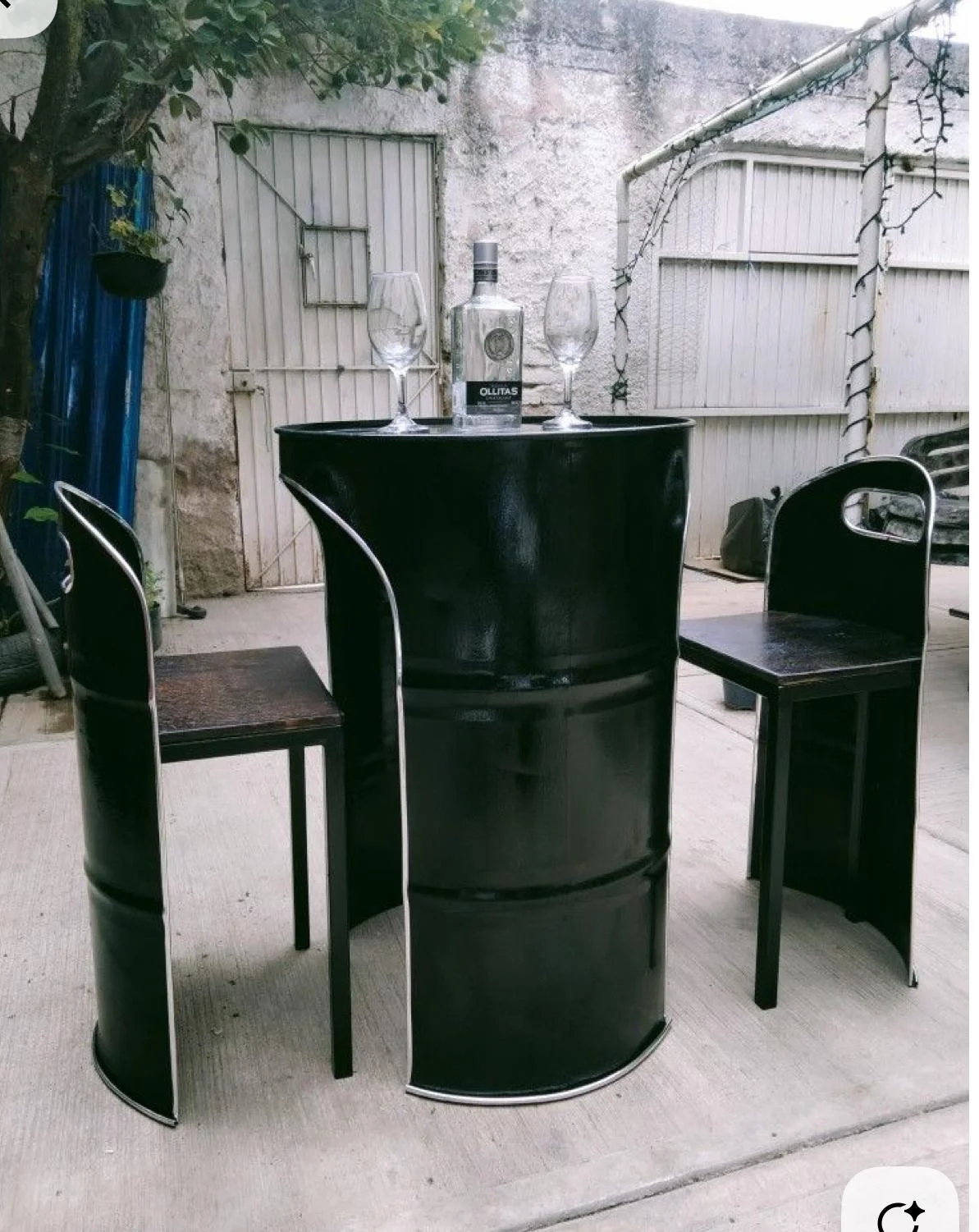 USTA BARREL PRO Varil Bar Masası & Sandalye Seti