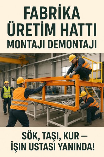 Fabrika Üretim Hattı Montaj & Demontaj