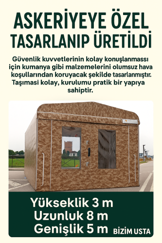 AKORDİYON TÜNEL ASKERİ DİNLENME ALANI MODEL 6