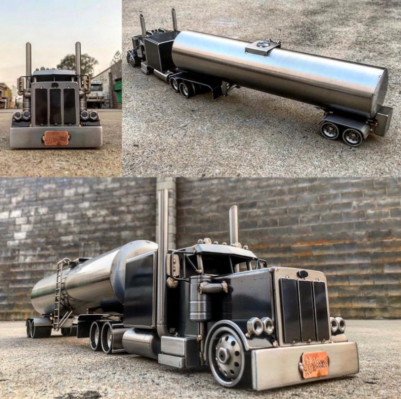 Peterbilt 389 Model Metal Kafa ve Tanker